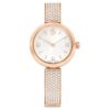Illumina-klocka, tillverkad i Schweiz, metallarmband, roséguldfärgad, roséguldfärgad ytbehandling