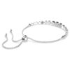 Imber-armband med blandade runda slipningar, vitt, rodiumpläterat Imber-armband med blandade runda slipningar, vitt, rodiumpläterat