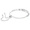 Imber-armband med blandade rundslipade kristaller, blått, rodiumpläterat Imber-armband med blandade rundslipade kristaller, blått, rodiumpläterat