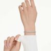 Imber Emily tennisarmband, rundslipade, svarta, rodiumpläterade Imber Emily tennisarmband, rundslipade, svarta, rodiumpläterade