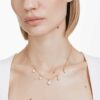 Imber-halsband med blandade slipningar, vitt, guldpläterat Imber-halsband med blandade slipningar, vitt, guldpläterat