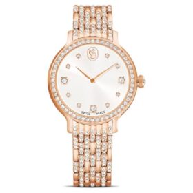 Imber-klocka, tillverkad i Schweiz, metallarmband, roséguldfärgad, roséguldfärgad ytbehandling Imber-klocka, tillverkad i Schweiz, metallarmband, roséguldfärgad, roséguldfärgad ytbehandling