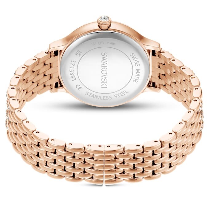 Imber-klocka, tillverkad i Schweiz, metallarmband, roséguldfärgad, roséguldfärgad ytbehandling Imber-klocka, tillverkad i Schweiz, metallarmband, roséguldfärgad, roséguldfärgad ytbehandling
