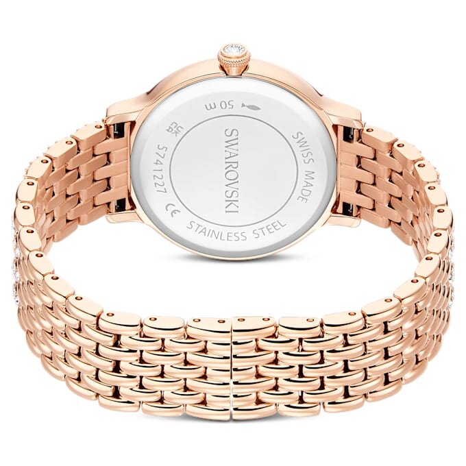 Imber-klocka, tillverkad i Schweiz, metallarmband, roséguldfärgad, roséguldfärgad ytbehandling Imber-klocka, tillverkad i Schweiz, metallarmband, roséguldfärgad, roséguldfärgad ytbehandling