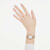 Imber Oval-klocka, tillverkad i Schweiz, metallarmband, guldfärgad, roséguldfärgad yta