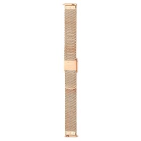 Klockarmband 13 mm (0,51″) bredd, metall, roséguldfärgat, roséguldfärgad ytbehandling Klockarmband 13 mm (0,51″) bredd, metall, roséguldfärgat, roséguldfärgad ytbehandling