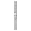 Klockarmband 13 mm (0,51″) bredd, metall, silverfärgat, rostfritt stål