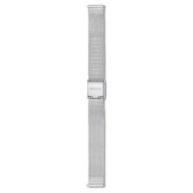 Klockarmband 13 mm (0,51″) bredd, metall, silverfärgat, rostfritt stål Klockarmband 13 mm (0,51″) bredd, metall, silverfärgat, rostfritt stål