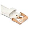 Klockarmband 16 mm (0,63″) bredd, läderarmband, vitt Klockarmband 16 mm (0,63″) bredd, läderarmband, vitt