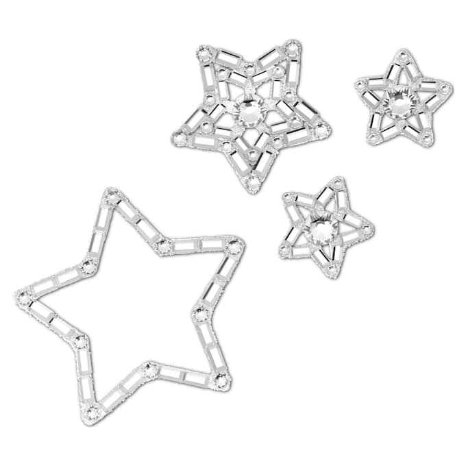 Kroppssmyckeset (4), Stjärna, Vit Kroppssmyckeset (4), Stjärna, Vit
