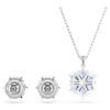Magic Set Snowflake, blå, rodiumpläterad Magic Set Snowflake, blå, rodiumpläterad