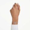 Magiskt armband med snöflinga, blått, rodiumpläterat