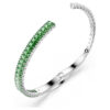 Matrix-armband med blandade slipningar, grönt, rodiumpläterat Matrix-armband med blandade slipningar, grönt, rodiumpläterat