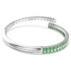 Matrix-armband med blandade slipningar, grönt, rodiumpläterat Matrix-armband med blandade slipningar, grönt, rodiumpläterat