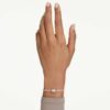 Matrix-armband med blandade slipningar, vitt, roséguldpläterat Matrix-armband med blandade slipningar, vitt, roséguldpläterat