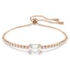Matrix-armband med blandade slipningar, vitt, roséguldpläterat Matrix-armband med blandade slipningar, vitt, roséguldpläterat