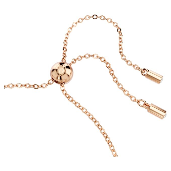 Matrix-armband med blandade slipningar, vitt, roséguldpläterat Matrix-armband med blandade slipningar, vitt, roséguldpläterat