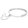 Matrix-Armband, rundslipad, vit, rodiumpläterat Matrix-Armband, rundslipad, vit, rodiumpläterat