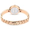 Matrix armbandsur, tillverkat i Schweiz, kristallarmband, grått, roséguldfärgad yta Matrix armbandsur, tillverkat i Schweiz, kristallarmband, grått, roséguldfärgad yta