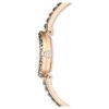 Matrix armbandsur, tillverkat i Schweiz, kristallarmband, grått, roséguldfärgad yta Matrix armbandsur, tillverkat i Schweiz, kristallarmband, grått, roséguldfärgad yta