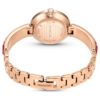Matrix armbandsur, tillverkat i Schweiz, kristallarmband, rött, roséguldfärgad yta Matrix armbandsur, tillverkat i Schweiz, kristallarmband, rött, roséguldfärgad yta