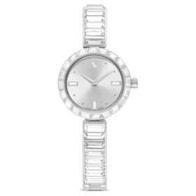 Matrix armbandsur, tillverkat i Schweiz, kristallarmband, vitt, rostfritt stål Matrix armbandsur, tillverkat i Schweiz, kristallarmband, vitt, rostfritt stål