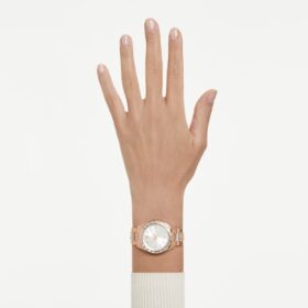 Matrix Date-klocka, tillverkad i Schweiz, metallarmband, roséguldfärgad, roséguldfärgad ytbehandling Matrix Date-klocka, tillverkad i Schweiz, metallarmband, roséguldfärgad, roséguldfärgad ytbehandling