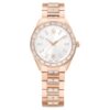 Matrix Date-klocka, tillverkad i Schweiz, metallarmband, roséguldfärgad, roséguldfärgad ytbehandling Matrix Date-klocka, tillverkad i Schweiz, metallarmband, roséguldfärgad, roséguldfärgad ytbehandling