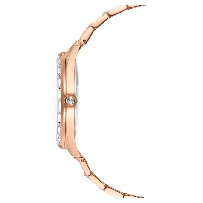 Matrix Date-klocka, tillverkad i Schweiz, metallarmband, roséguldfärgad, roséguldfärgad ytbehandling Matrix Date-klocka, tillverkad i Schweiz, metallarmband, roséguldfärgad, roséguldfärgad ytbehandling