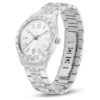 Matrix Date-klocka, tillverkad i Schweiz, metallarmband, silverfärgad, rostfritt stål Matrix Date-klocka, tillverkad i Schweiz, metallarmband, silverfärgad, rostfritt stål