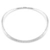 Matrix-halsband med baguetteslipning, vitt, rodiumpläterat Matrix-halsband med baguetteslipning, vitt, rodiumpläterat