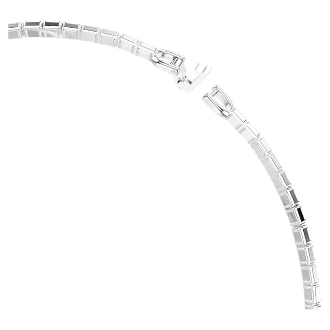 Matrix-halsband med baguetteslipning, vitt, rodiumpläterat Matrix-halsband med baguetteslipning, vitt, rodiumpläterat