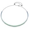 Matrix-halsband med färgövergångar i runda slipningar, flerfärgat, ruteniumpläterat Matrix-halsband med färgövergångar i runda slipningar, flerfärgat, ruteniumpläterat