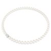 Matrix-halsband med kristallpärlor, vitt, rodiumpläterat Matrix-halsband med kristallpärlor, vitt, rodiumpläterat