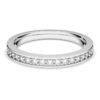 Matrix-ring, vit, rodiumpläterad Matrix-ring, vit, rodiumpläterad