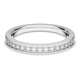 Matrix-ring, vit, rodiumpläterad