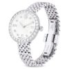 Matrix Tennis 7-Link-klocka, tillverkad i Schweiz, metallarmband, silverfärgad, rostfritt stål Matrix Tennis 7-Link-klocka, tillverkad i Schweiz, metallarmband, silverfärgad, rostfritt stål