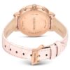 Matrix Tennis Chrono-klocka, tillverkad i Schweiz, läderarmband, rosa, roséguldtonad yta Matrix Tennis Chrono-klocka, tillverkad i Schweiz, läderarmband, rosa, roséguldtonad yta