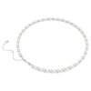 Matrix Tennis-halsband med kristallpärlor, rund slipning, vitt, rodiumpläterat Matrix Tennis-halsband med kristallpärlor, rund slipning, vitt, rodiumpläterat