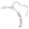 Matrix tennisarmband Crystal Pearl, rundslipad, vit, rodiumpläterad Matrix tennisarmband Crystal Pearl, rundslipad, vit, rodiumpläterad