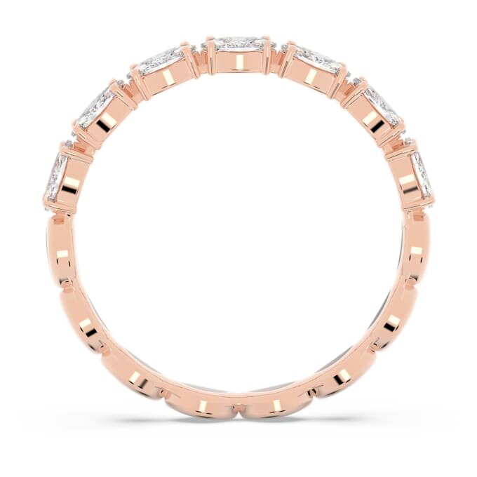 Matrix Vittore-ring med marquiseslipning, vit, roséguldpläterad Matrix Vittore-ring med marquiseslipning, vit, roséguldpläterad