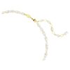 Mesmera-halsband med blandade slipningar, vitt, guldpläterat Mesmera-halsband med blandade slipningar, vitt, guldpläterat