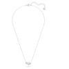Mesmera-halsband med hjärta, vitt, rodiumpläterat Mesmera-halsband med hjärta, vitt, rodiumpläterat