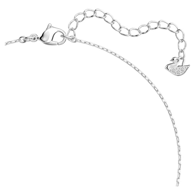 Mesmera-halsband med hjärta, vitt, rodiumpläterat Mesmera-halsband med hjärta, vitt, rodiumpläterat