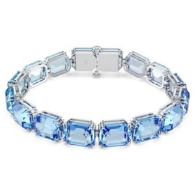 Millenia-armband med åttkantig slipning, färgövergång, blått, rodiumpläterat Millenia-armband med åttkantig slipning, färgövergång, blått, rodiumpläterat