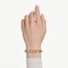Millenia-armband med åttkantiga kristaller, karamellfärgat, guldpläterat