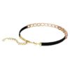 Millenia-choker med åttkantiga kristaller, lila, guldpläterad Millenia-choker med åttkantiga kristaller, lila, guldpläterad