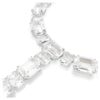 Millenia-halsband med blandade slipningar, vitt, rodiumpläterat Millenia-halsband med blandade slipningar, vitt, rodiumpläterat