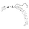 Millenia-halsband med blandade slipningar, vitt, rodiumpläterat Millenia-halsband med blandade slipningar, vitt, rodiumpläterat