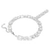 Millenia-halsband med blandade slipningar, vitt, rodiumpläterat Millenia-halsband med blandade slipningar, vitt, rodiumpläterat